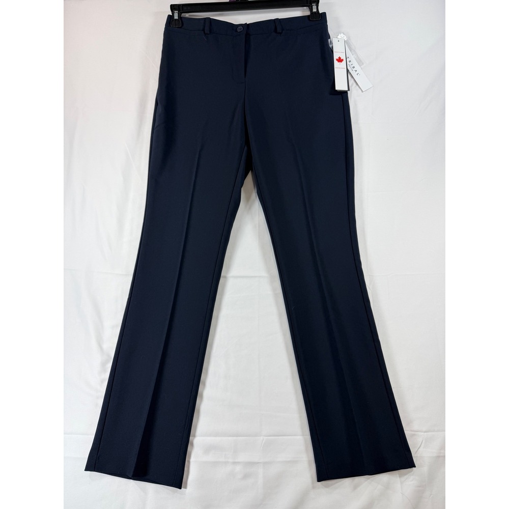 Tribal Petite Flatten It Navy Blue Dress Pants Tummy Control 6P Office NEW